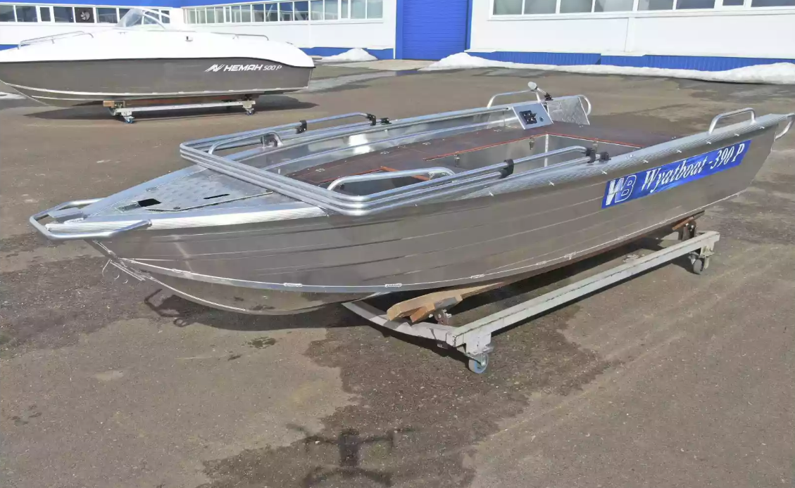 Алюминиевая лодка Wyatboat-390РМ в Новокуйбышевске