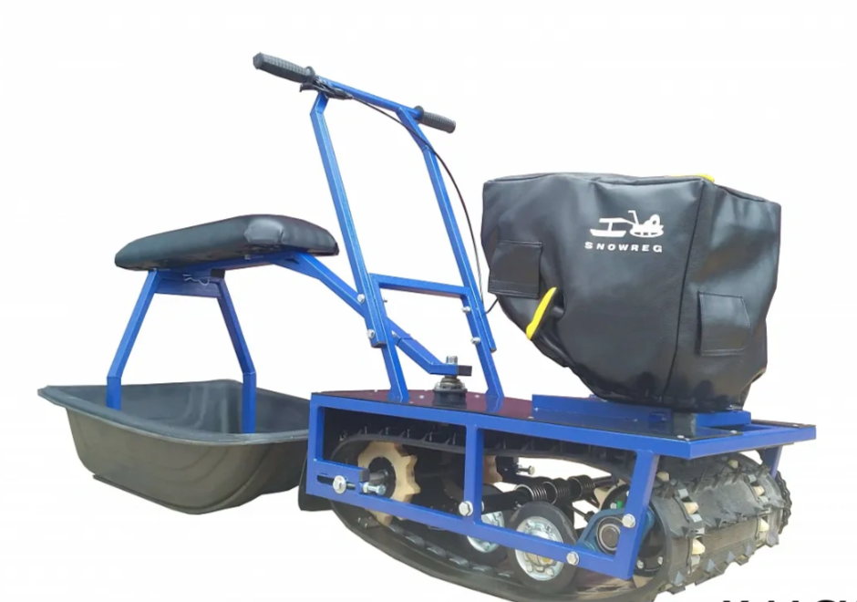 Мини-мотобуксировщик Альбатрос-М с фарой в Новокуйбышевске