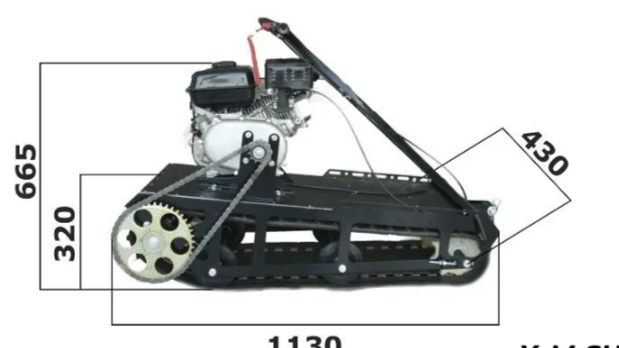 Мотобуксировщик XTREME-MOTORS "Конек-Горбунок" 6.5 л.с. в Новокуйбышевске