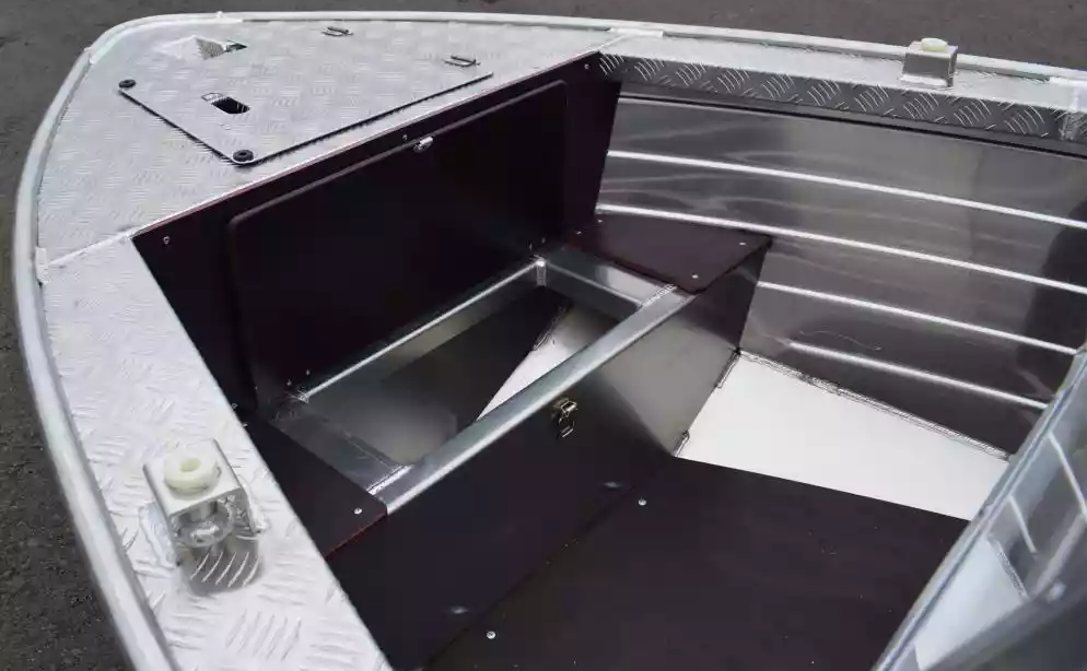 Алюминиевая лодка Wyatboat-390 DCM Увеличенный борт в Новокуйбышевске