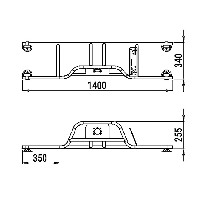 Стойка рулевая с бортовым креплением малая в Новокуйбышевске