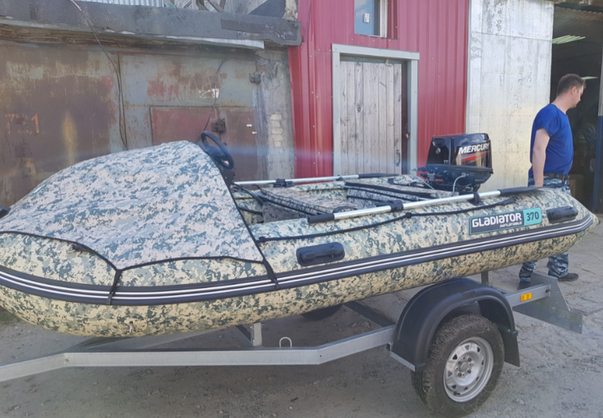 НАДУВНАЯ ЛОДКА GLADIATOR C370AL в Новокуйбышевске