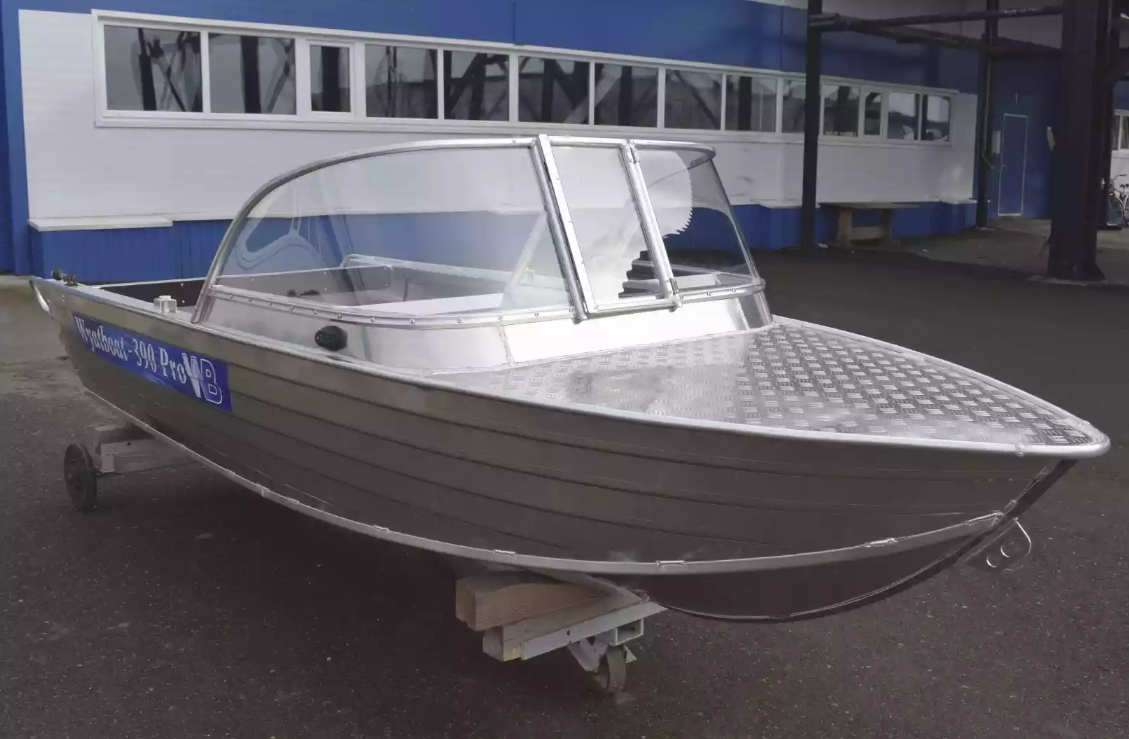 Алюминиевая лодка Wyatboat-390 Pro в Новокуйбышевске