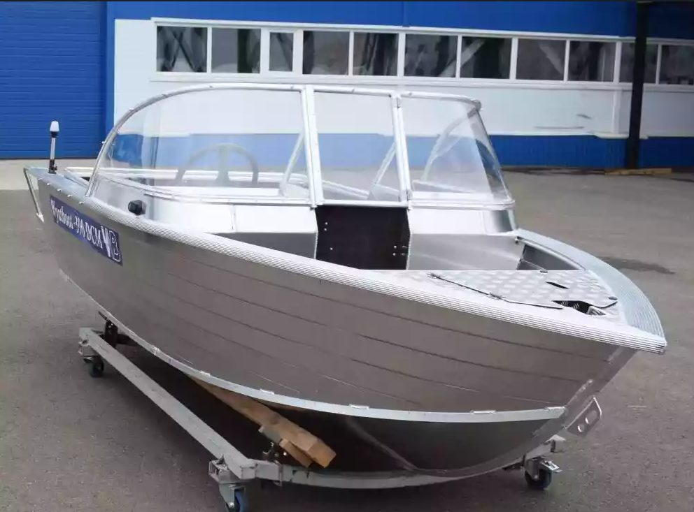 Алюминиевая лодка Wyatboat-390 DCM Увеличенный борт в Новокуйбышевске