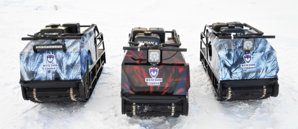 Мотобуксировщик Irondog (Железная собака) M500 15 Камуфляж Охотник в Новокуйбышевске