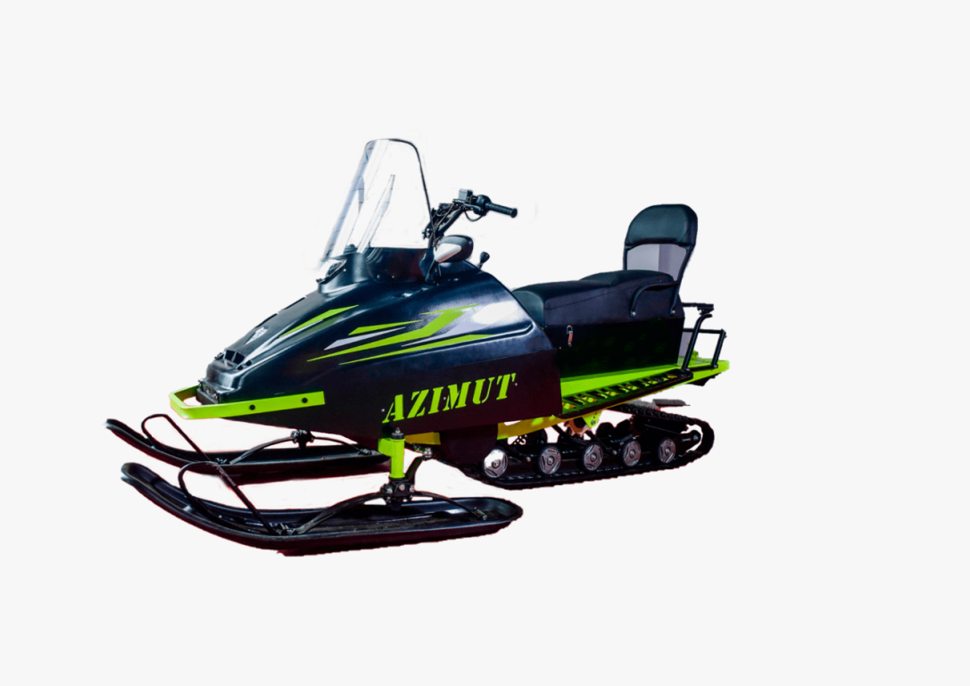 Миниснегоход Бурлак Азимут 20 л.с. , эл.запуск, реверс, тормоз гидравл, капот черный в Новокуйбышевске