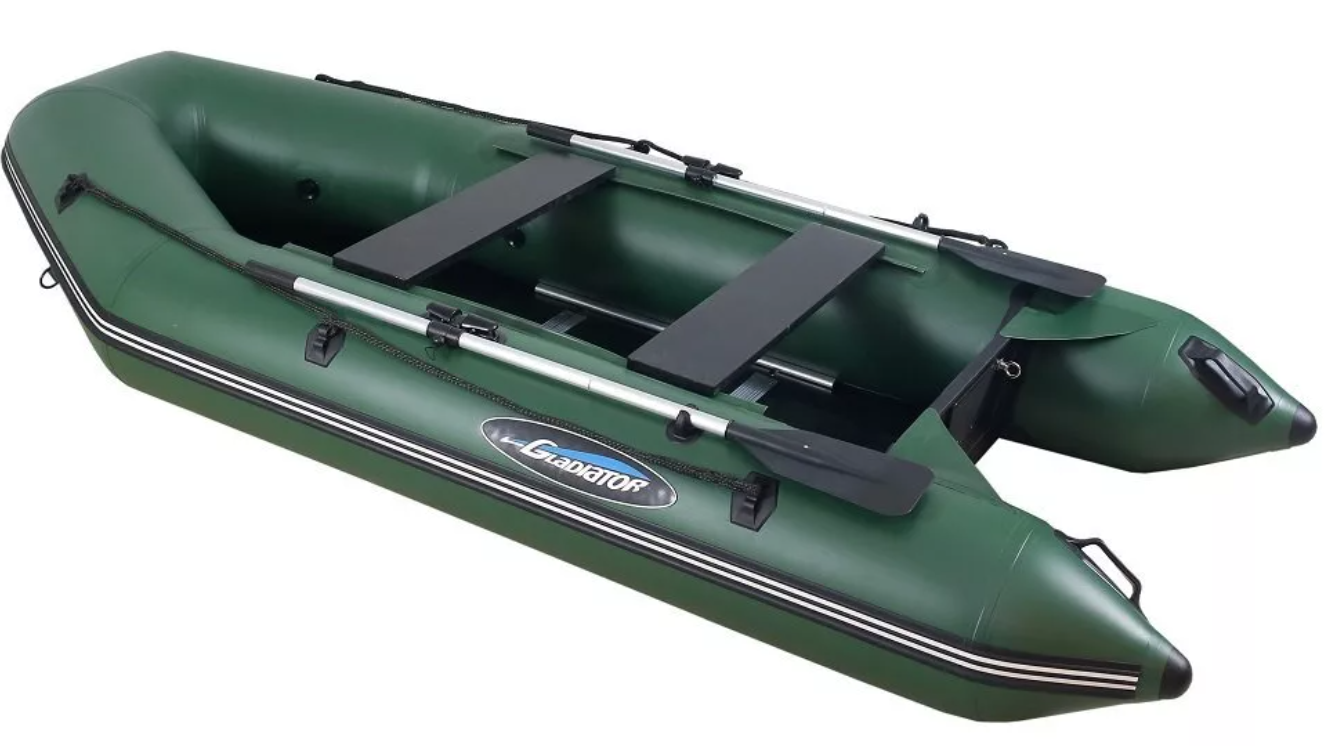 МОТОРНО-ГРЕБНАЯ ЛОДКА ПВХ GLADIATOR A 280 ТК С ФАНЕРНЫМ ДНОМ в Новокуйбышевске