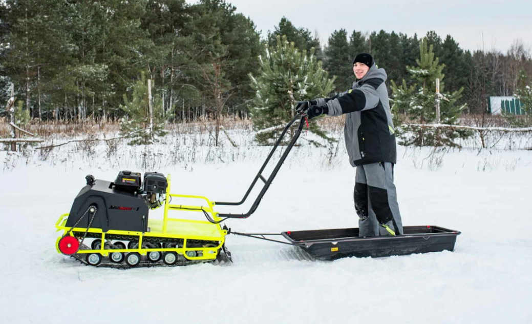 Мотобуксировщик Бурлак ХОЗЯИН-1 (капот ткань) в Новокуйбышевске
