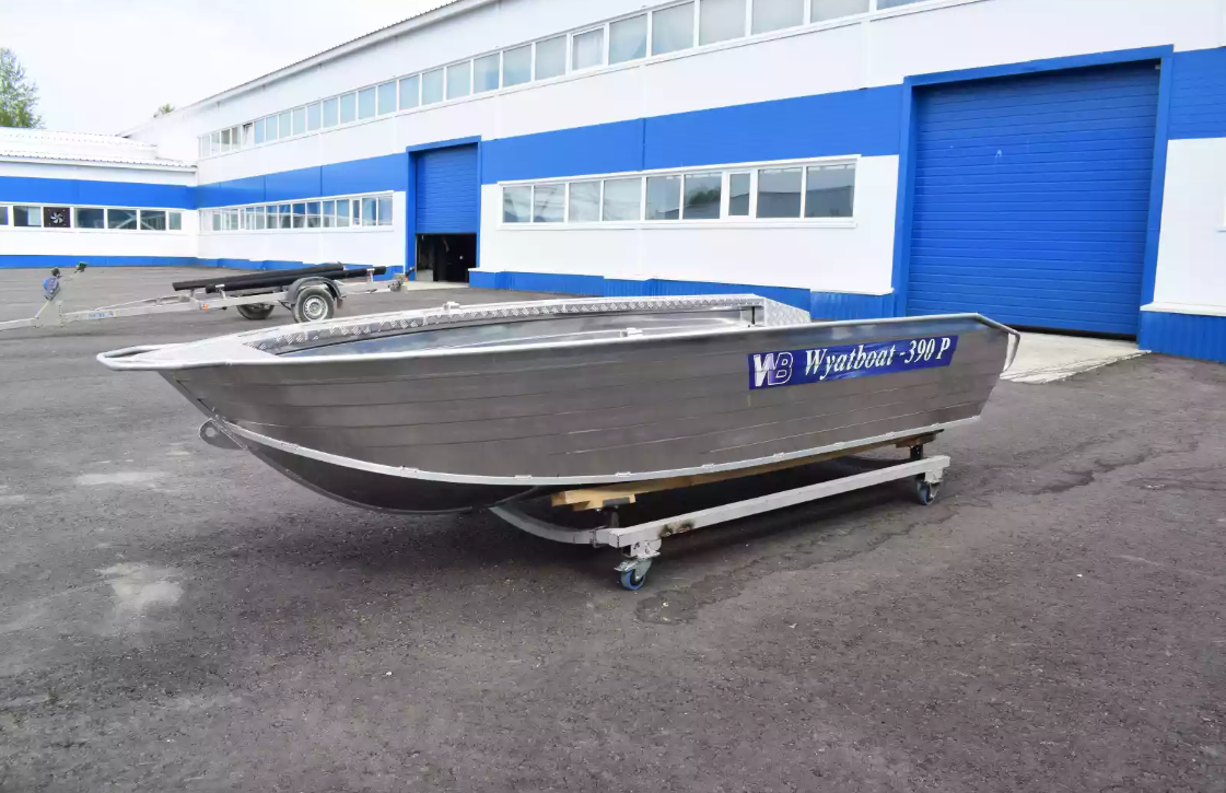Алюминиевая лодка Wyatboat-390Р Увеличенный борт в Новокуйбышевске