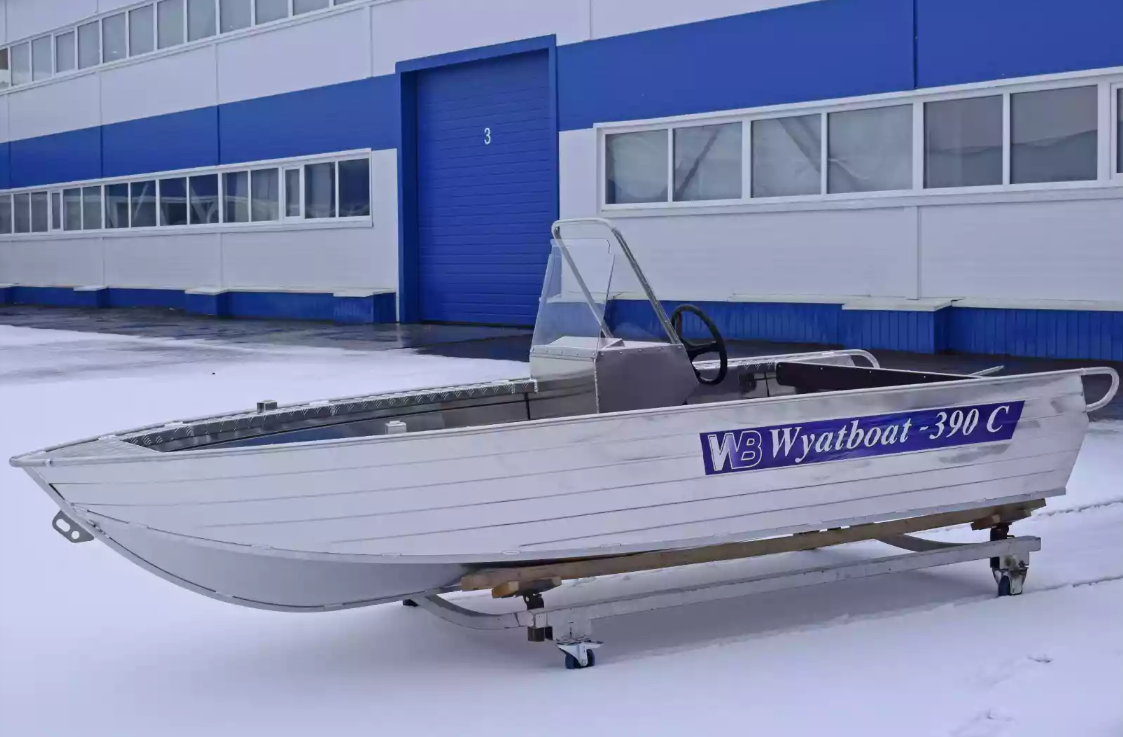 Алюминиевая лодка Wyatboat-390 C в Новокуйбышевске