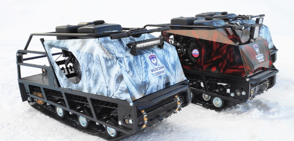 Мотобуксировщик Irondog (Железная собака) M500 15 Камуфляж Охотник в Новокуйбышевске