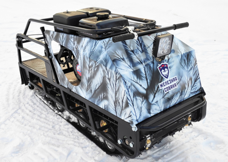 Мотобуксировщик Irondog (Железная собака) M500 15 Камуфляж Охотник в Новокуйбышевске