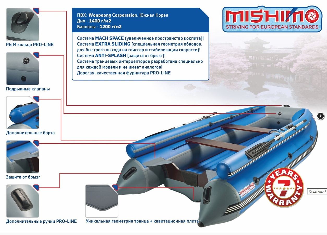 КОМПЛЕКТ ЛОДКА MISHIMO FAMILY LITE 370 + МОТОР 9,9 (15) Л.С. в Новокуйбышевске