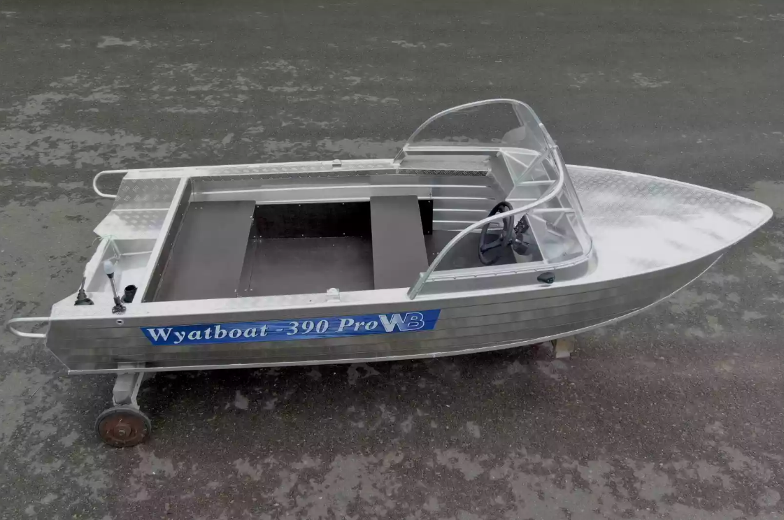 Алюминиевая лодка Wyatboat-390 Pro в Новокуйбышевске