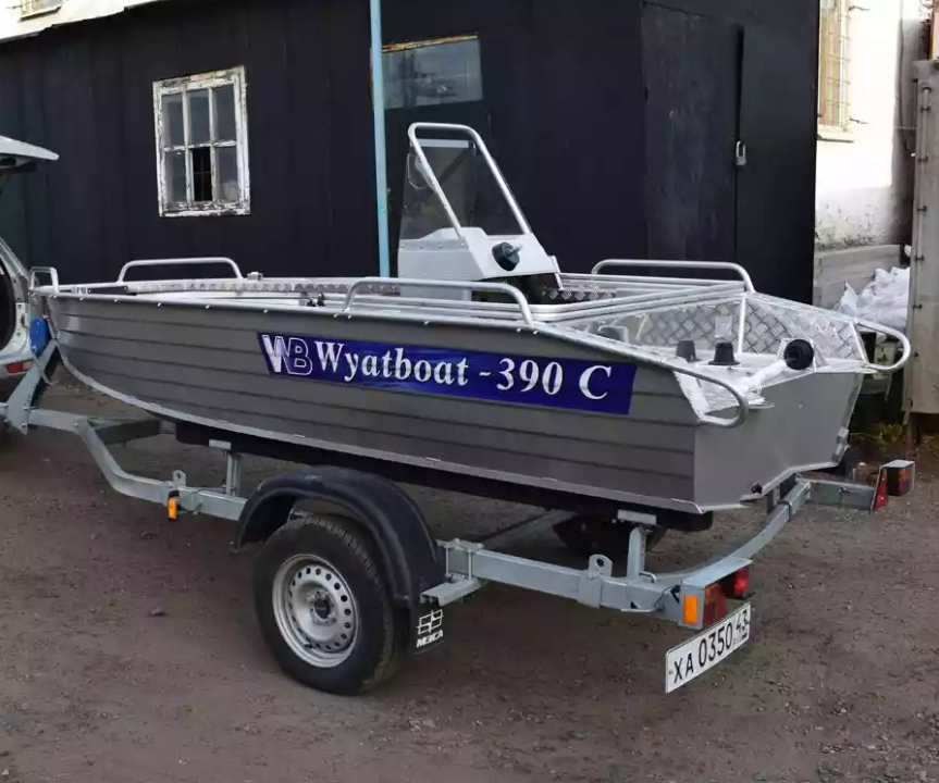 Алюминиевая лодка Wyatboat-390 C в Новокуйбышевске