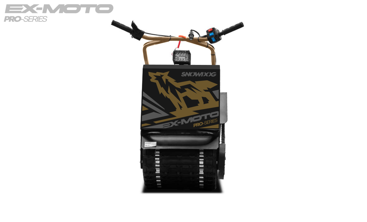 Мотобуксировщик EX-MOTO SNOWDOG S380 8л.с. в Новокуйбышевске