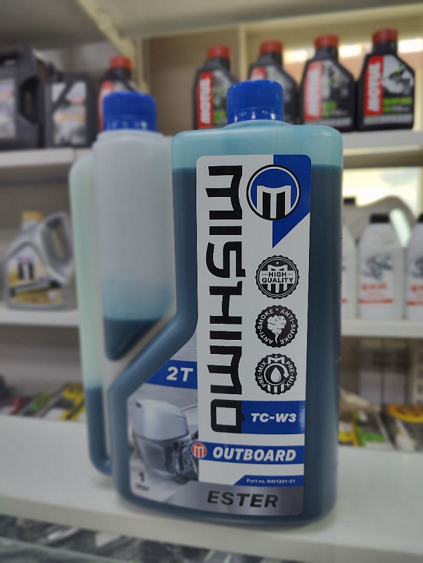Масло MISHIMO 2T OUTBOARD (ESTER) полусинтетика 1 л в Новокуйбышевске