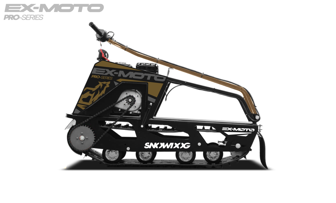 Мотобуксировщик EX-MOTO SNOWDOG S380 8л.с. в Новокуйбышевске