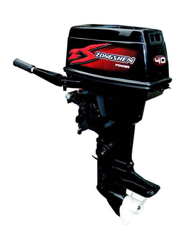 Лодочный мотор Zongshen T40 (+руль+пульт) в Новокуйбышевске