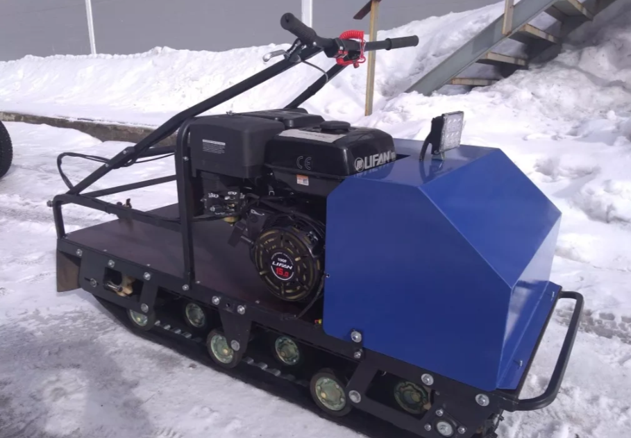 Мотобуксировщик AhtaR ЗИМА с реверсом (задний ход) в Новокуйбышевске