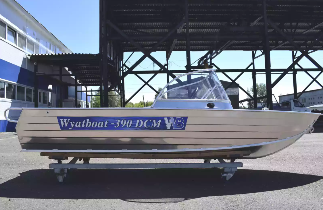 Алюминиевая лодка Wyatboat-390 DCM в Новокуйбышевске