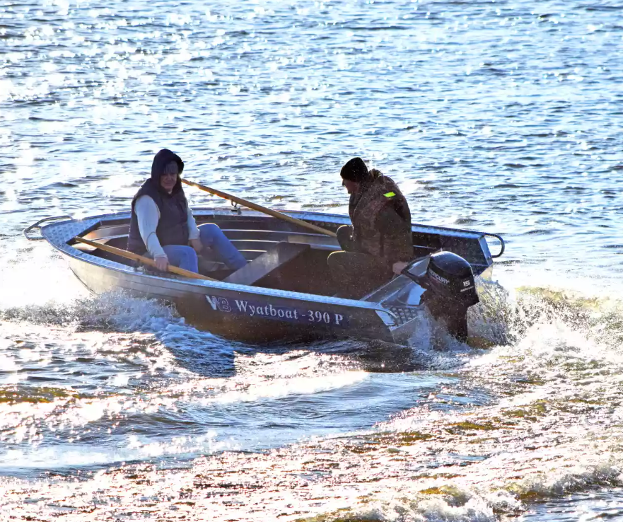 Алюминиевая лодка Wyatboat-390 P в Новокуйбышевске