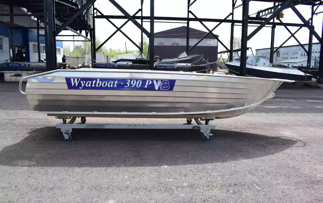 Алюминиевая лодка Wyatboat-390Р Увеличенный борт в Новокуйбышевске