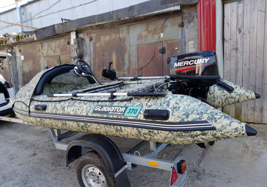 НАДУВНАЯ ЛОДКА GLADIATOR C370AL в Новокуйбышевске