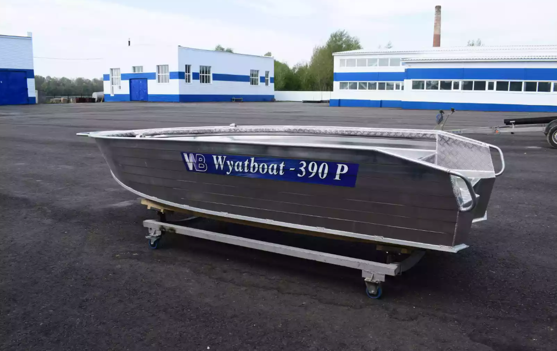 Алюминиевая лодка Wyatboat-390Р Увеличенный борт в Новокуйбышевске