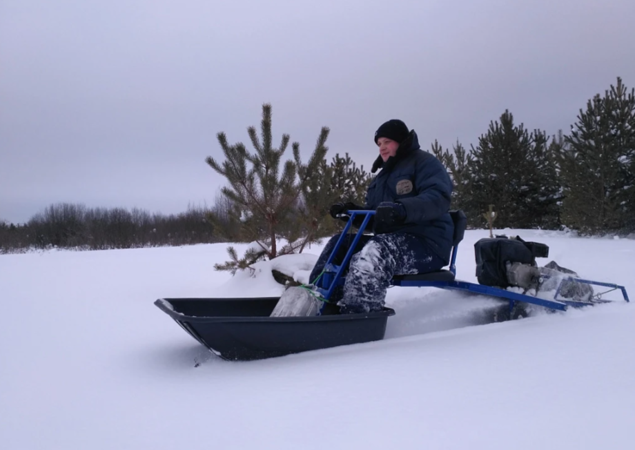 Мотобуксировщик толкач Альбатрос-XL8 с модулем. Без фары, тележки в Новокуйбышевске