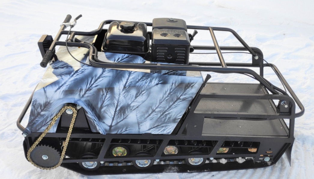 Мотобуксировщик Irondog (Железная собака) M500 15 Камуфляж Охотник в Новокуйбышевске