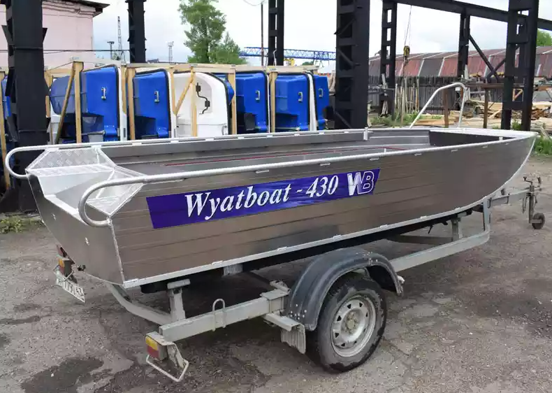 Алюминиевая лодка  Wyatboat-430 Master в Новокуйбышевске