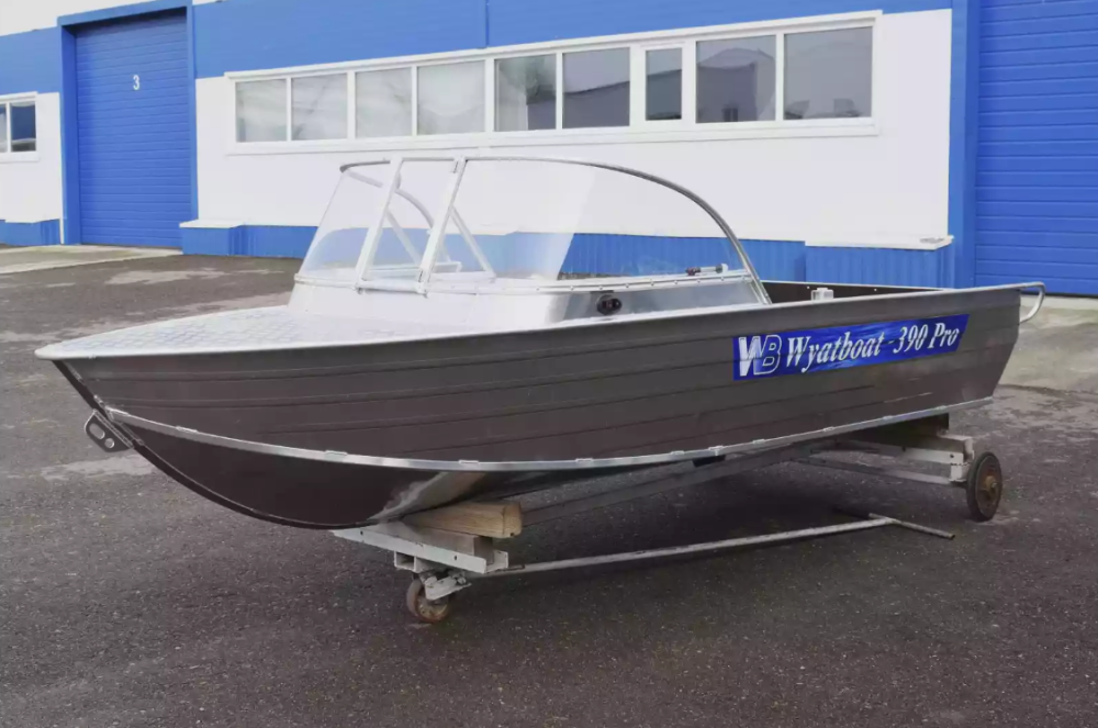Алюминиевая лодка Wyatboat-390 Pro в Новокуйбышевске