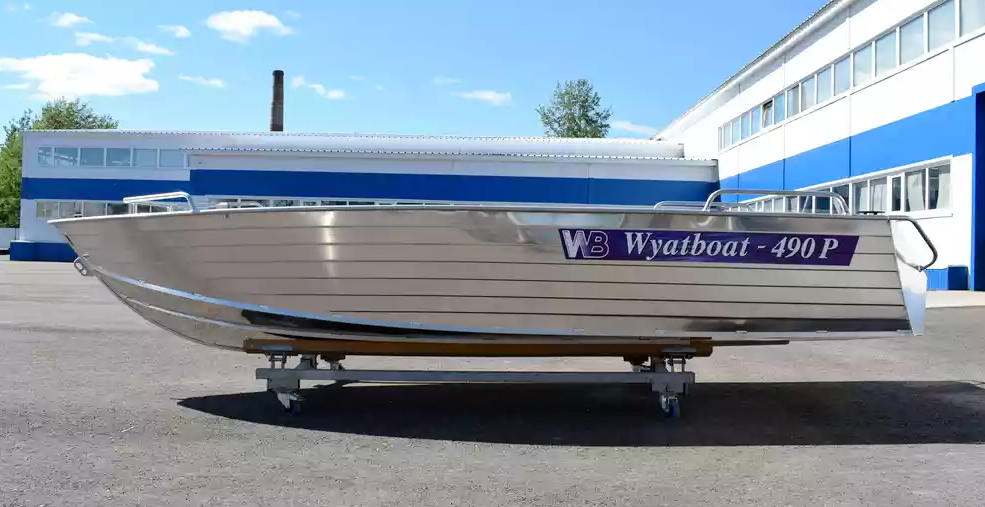 Алюминиевая лодка Wyatboat-490 P в Новокуйбышевске