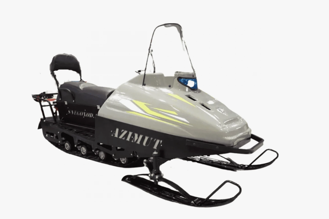 Миниснегоход Бурлак Азимут 20 л.с. , эл.запуск, реверс, тормоз гидравл, капот серый в Новокуйбышевске