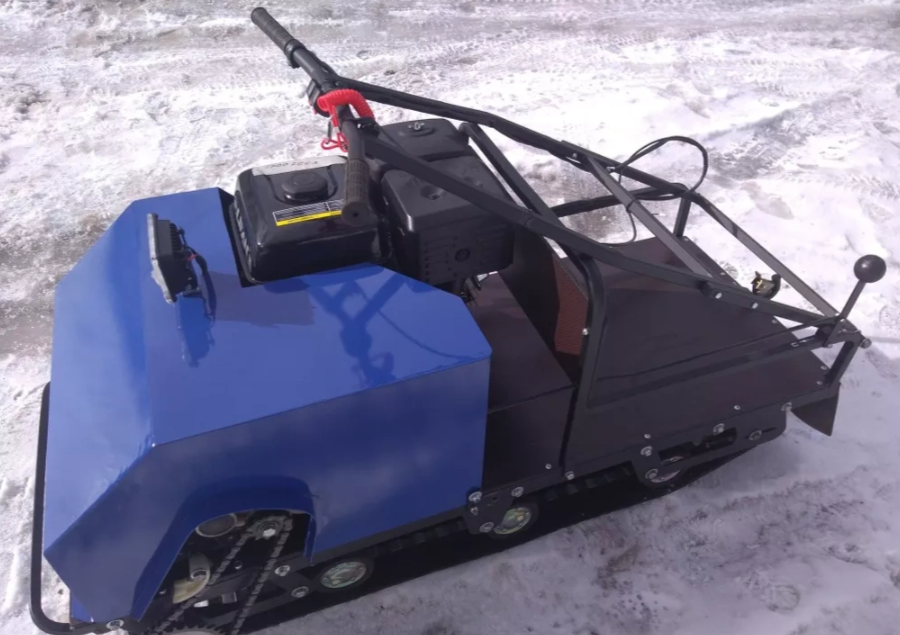 Мотобуксировщик AhtaR ЗИМА с реверсом (задний ход) в Новокуйбышевске