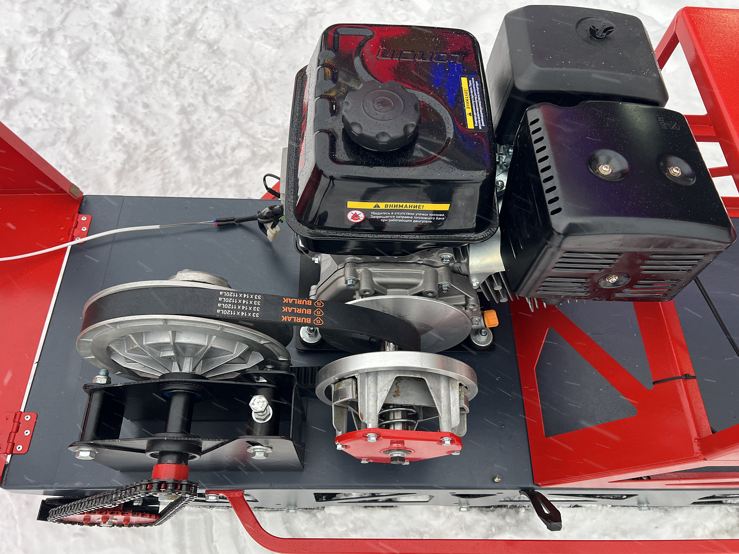 Мотобуксировщик EX-MOTO SNOWDOG S500 15л.с в Новокуйбышевске