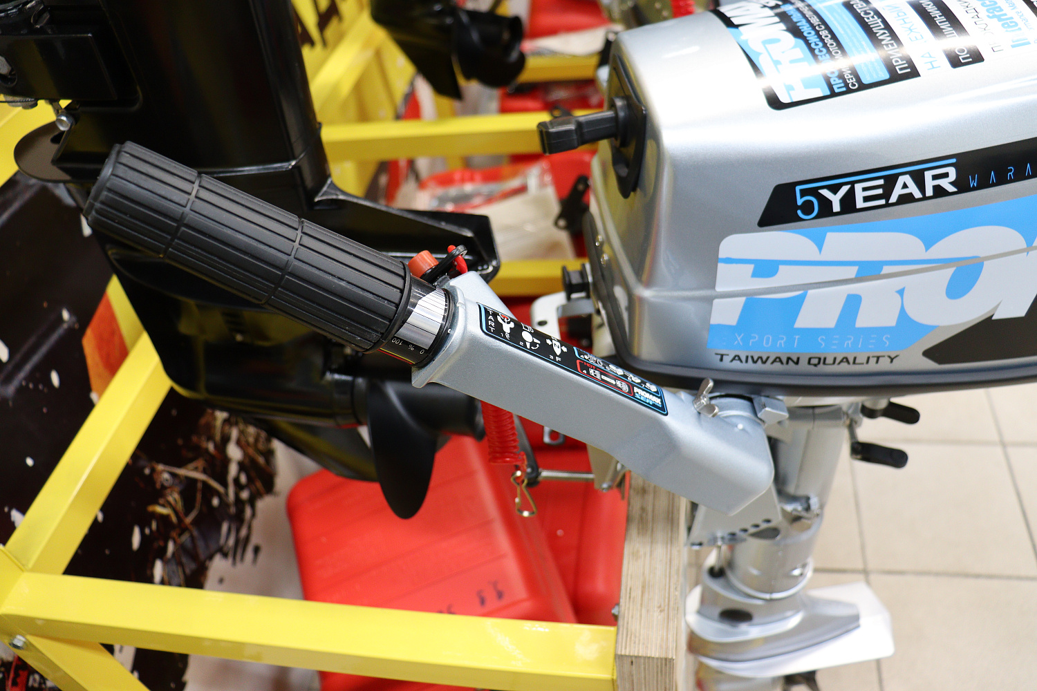 Лодочный мотор PROMAX SP5FHS (внешний бак 12 л) в Новокуйбышевске