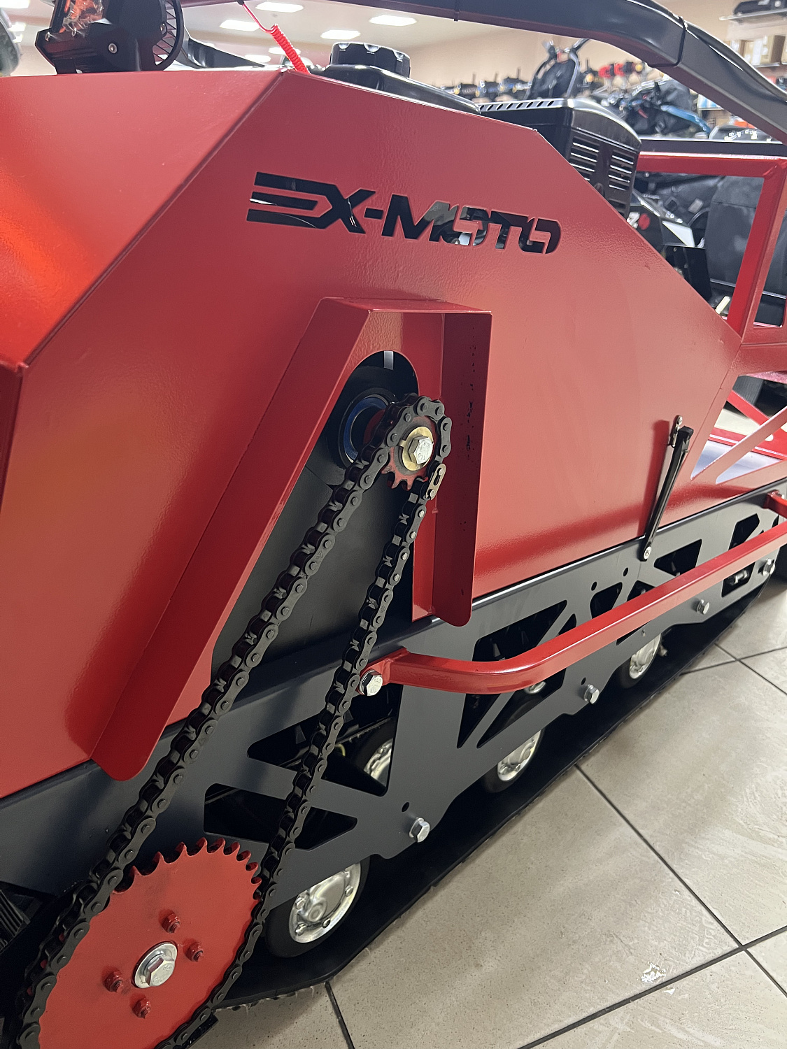 Мотобуксировщик EX-MOTO SNOWDOG S500 15л.с в Новокуйбышевске