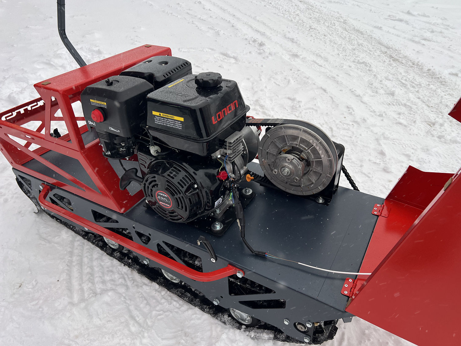 Мотобуксировщик EX-MOTO SNOWDOG S500 15л.с в Новокуйбышевске