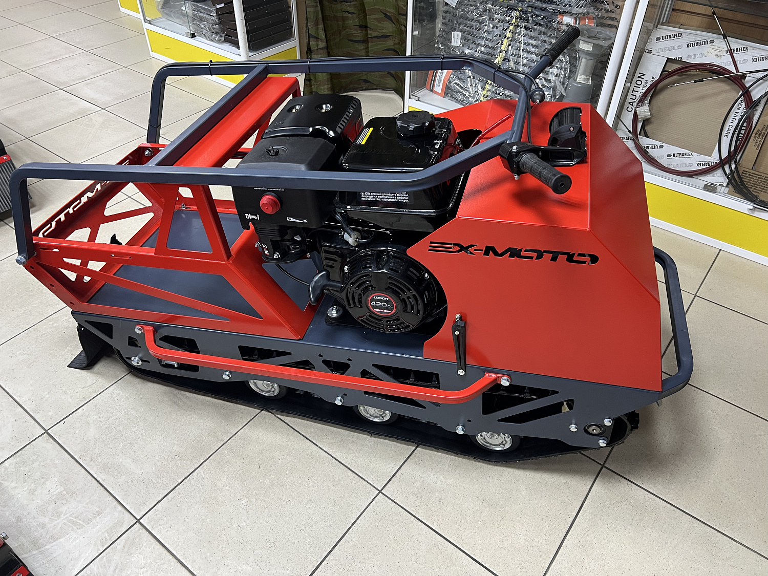 Мотобуксировщик EX-MOTO SNOWDOG S500 15л.с в Новокуйбышевске