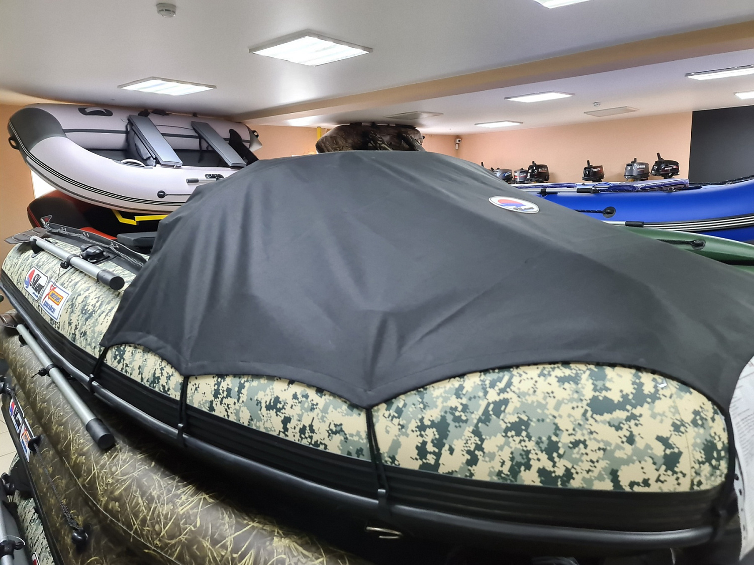 КОМПЛЕКТ НОСОВОГО ТЕНТА К ЛОДКЕ SMARINE AIR MAX 360 ЧЕРНЫЙ в Новокуйбышевске