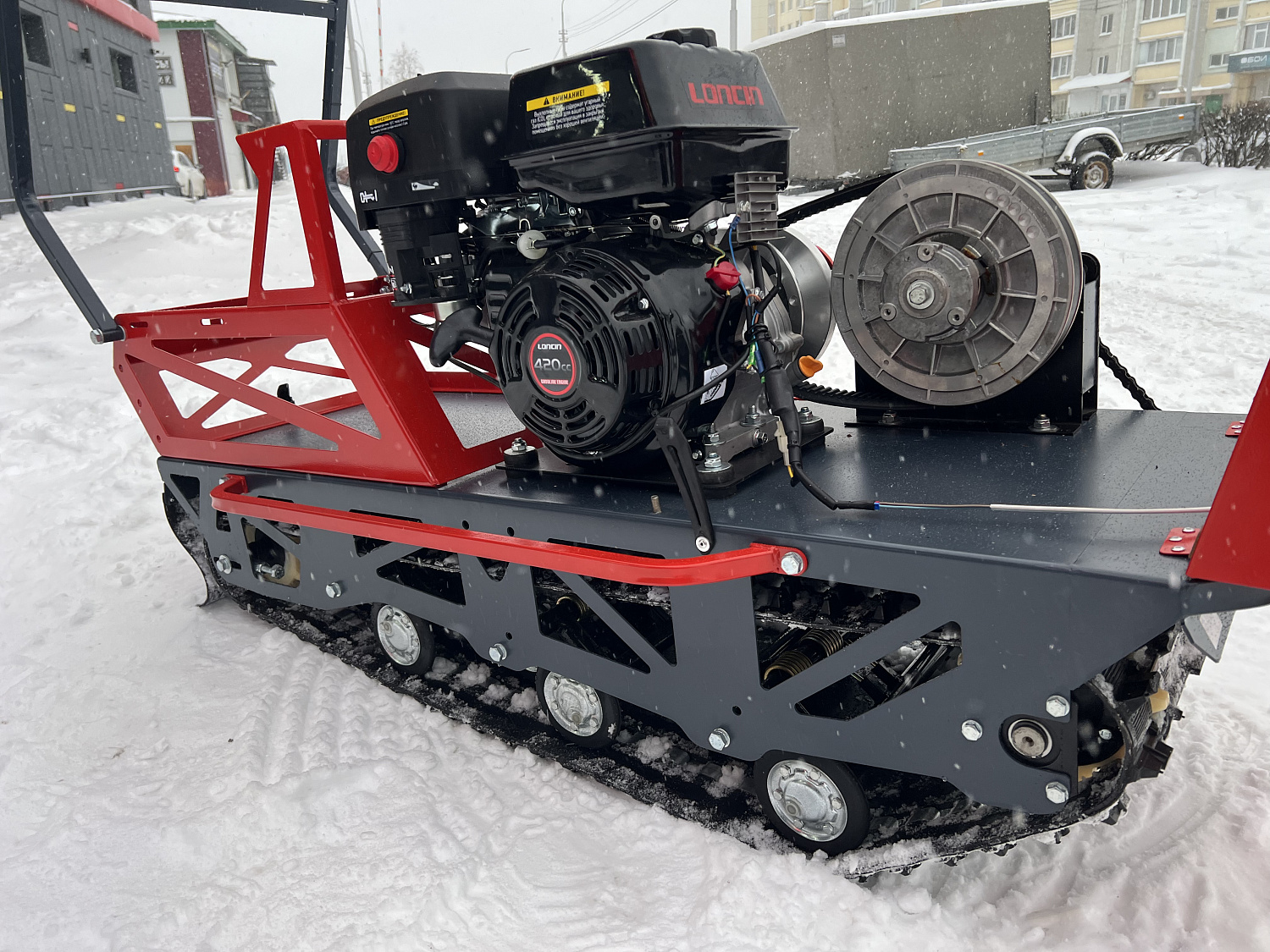 Мотобуксировщик EX-MOTO SNOWDOG S500 15л.с в Новокуйбышевске