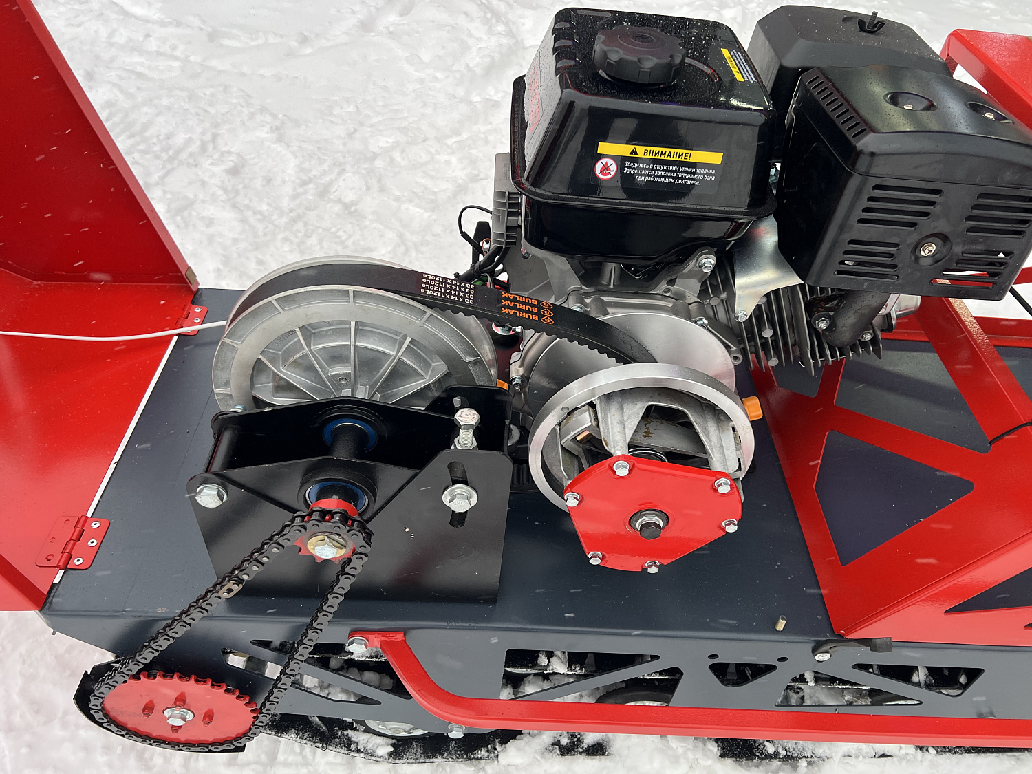 Мотобуксировщик EX-MOTO SNOWDOG S500 15л.с в Новокуйбышевске