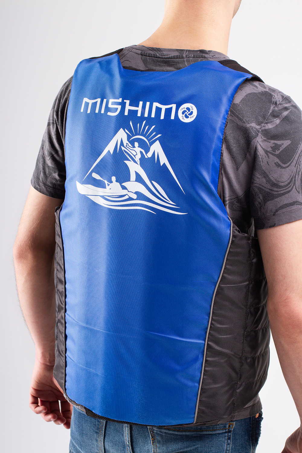 Жилет спасательный MISHIMO PRO Премиум качества Черно-синий в Новокуйбышевске