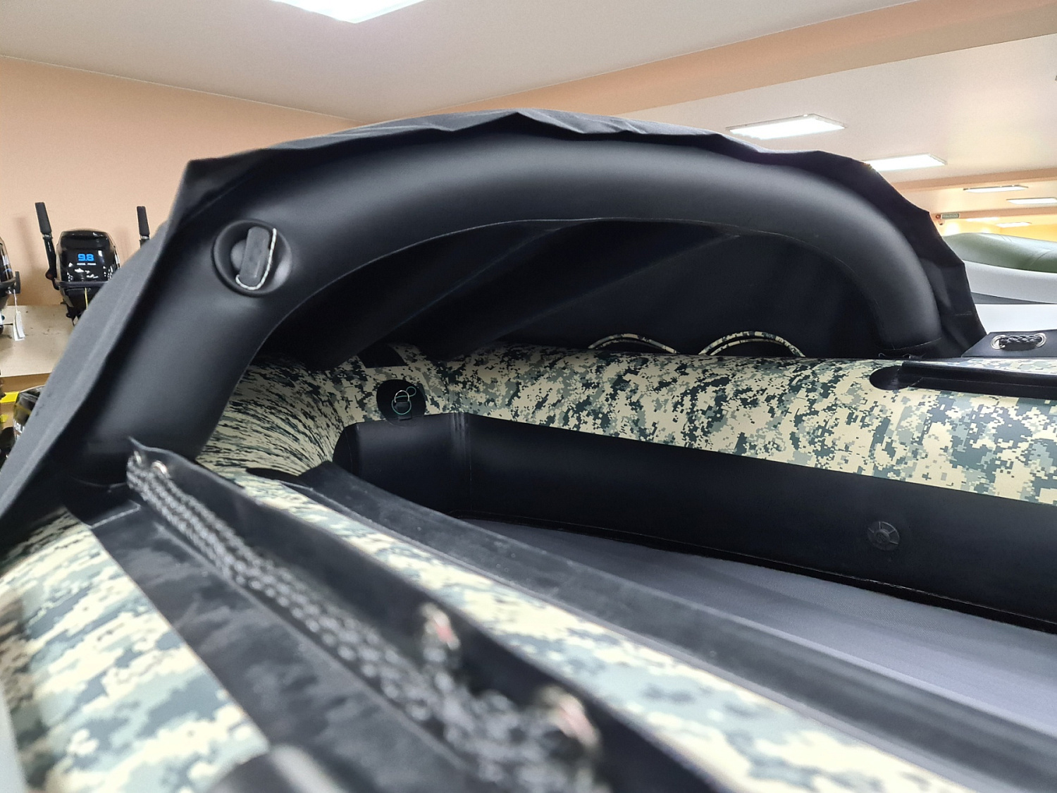 КОМПЛЕКТ НОСОВОГО ТЕНТА К ЛОДКЕ SMARINE AIR MAX 360 ЧЕРНЫЙ в Новокуйбышевске