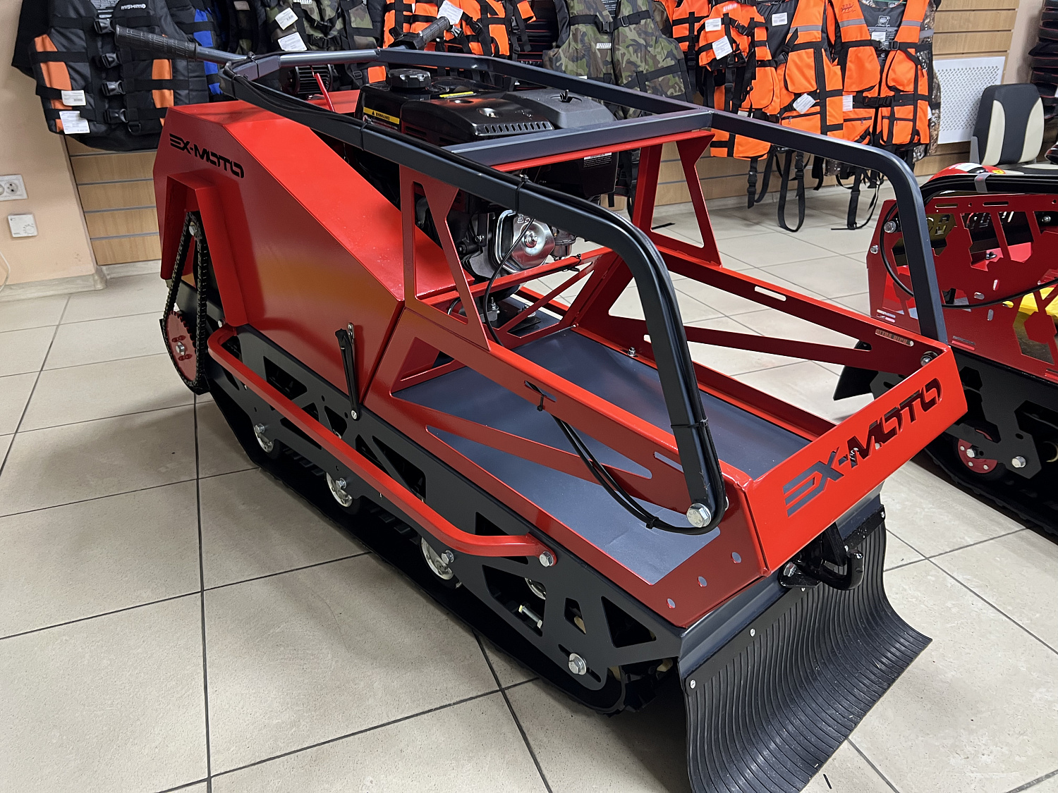 Мотобуксировщик EX-MOTO SNOWDOG S500 15л.с в Новокуйбышевске