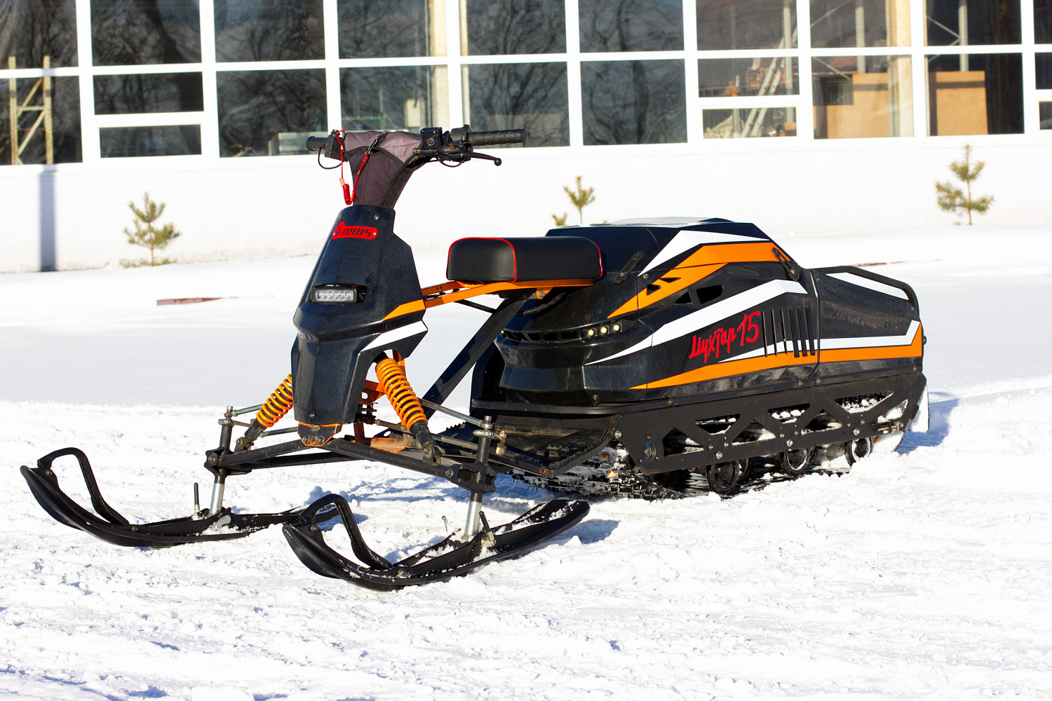 Мотобуксировщик IRBIS Мухтар 15 с лыжным модулем в комплекте в Новокуйбышевске