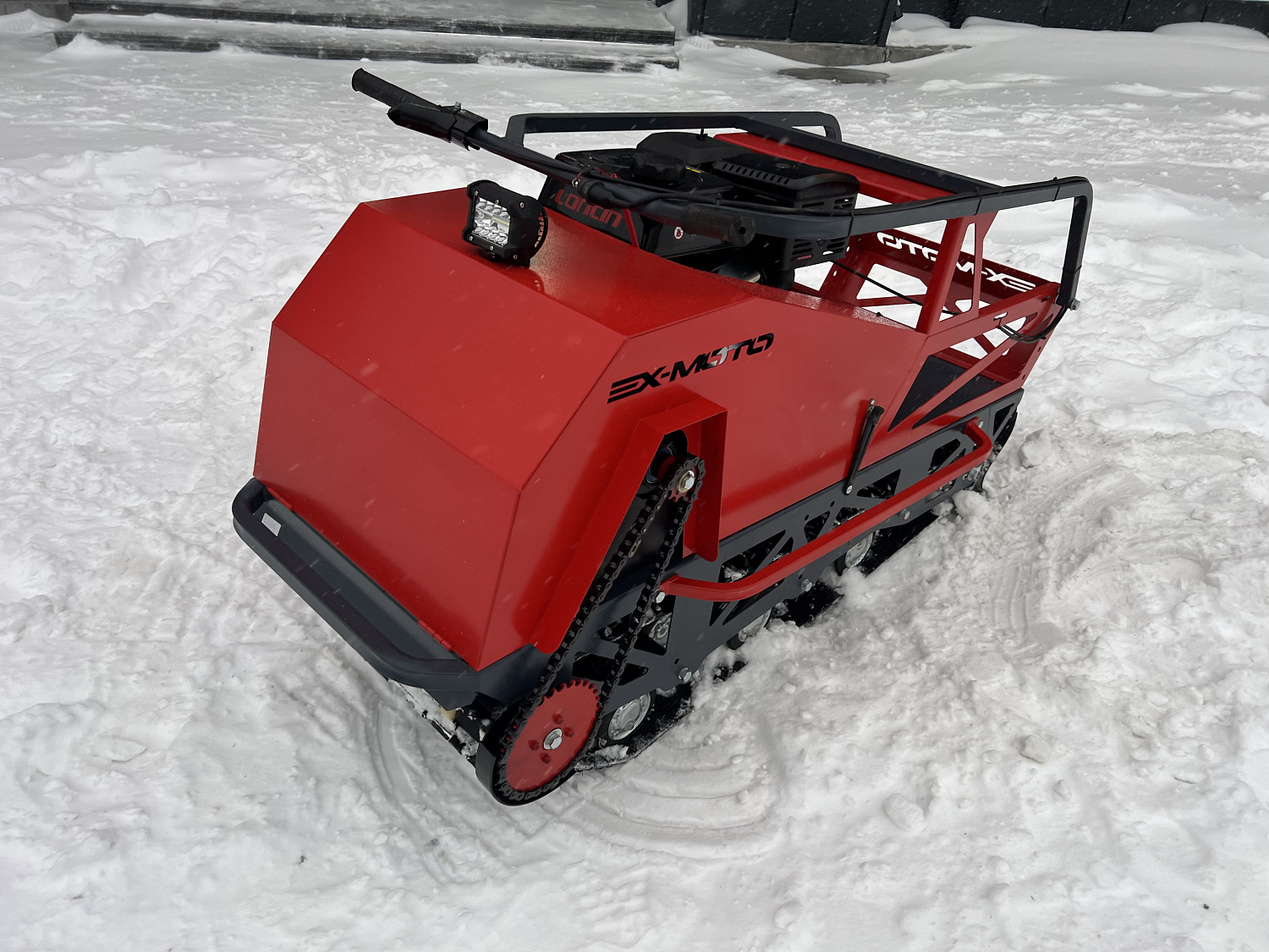 Мотобуксировщик EX-MOTO SNOWDOG S500 15л.с в Новокуйбышевске