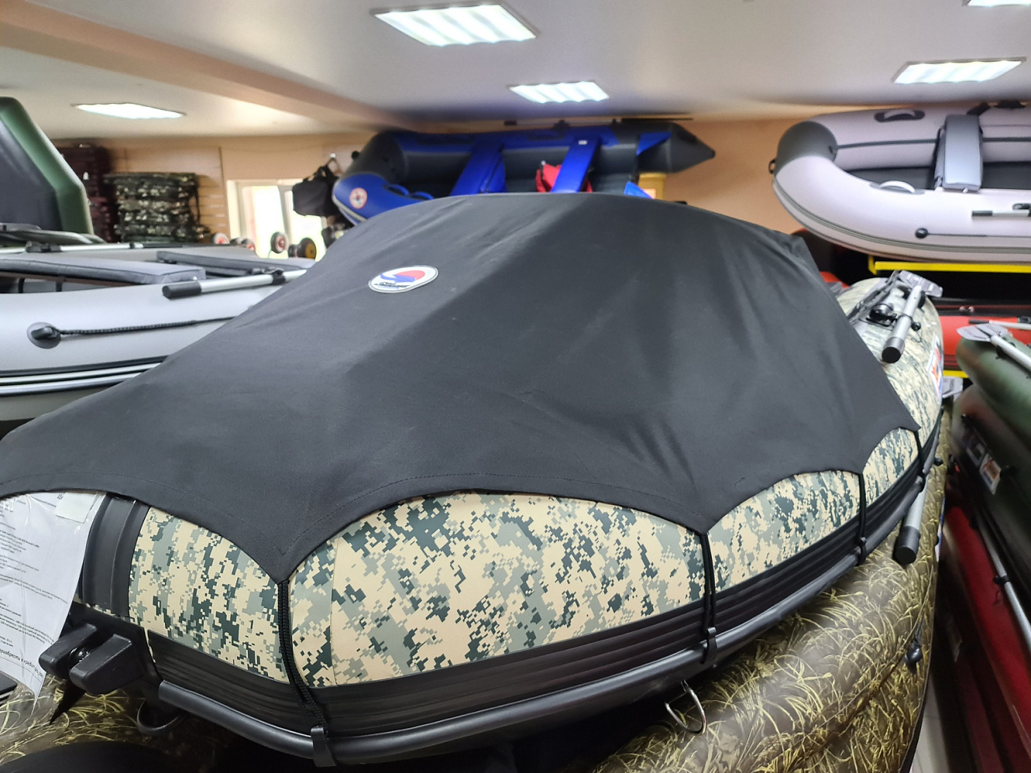 КОМПЛЕКТ НОСОВОГО ТЕНТА К ЛОДКЕ SMARINE AIR MAX 360 ЧЕРНЫЙ в Новокуйбышевске